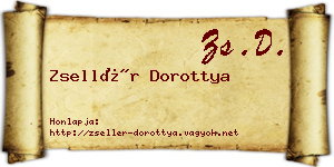 Zsellér Dorottya névjegykártya