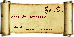 Zsellér Dorottya névjegykártya