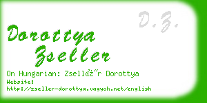 dorottya zseller business card